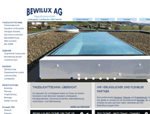 Tablet Screenshot of bewilux.ch